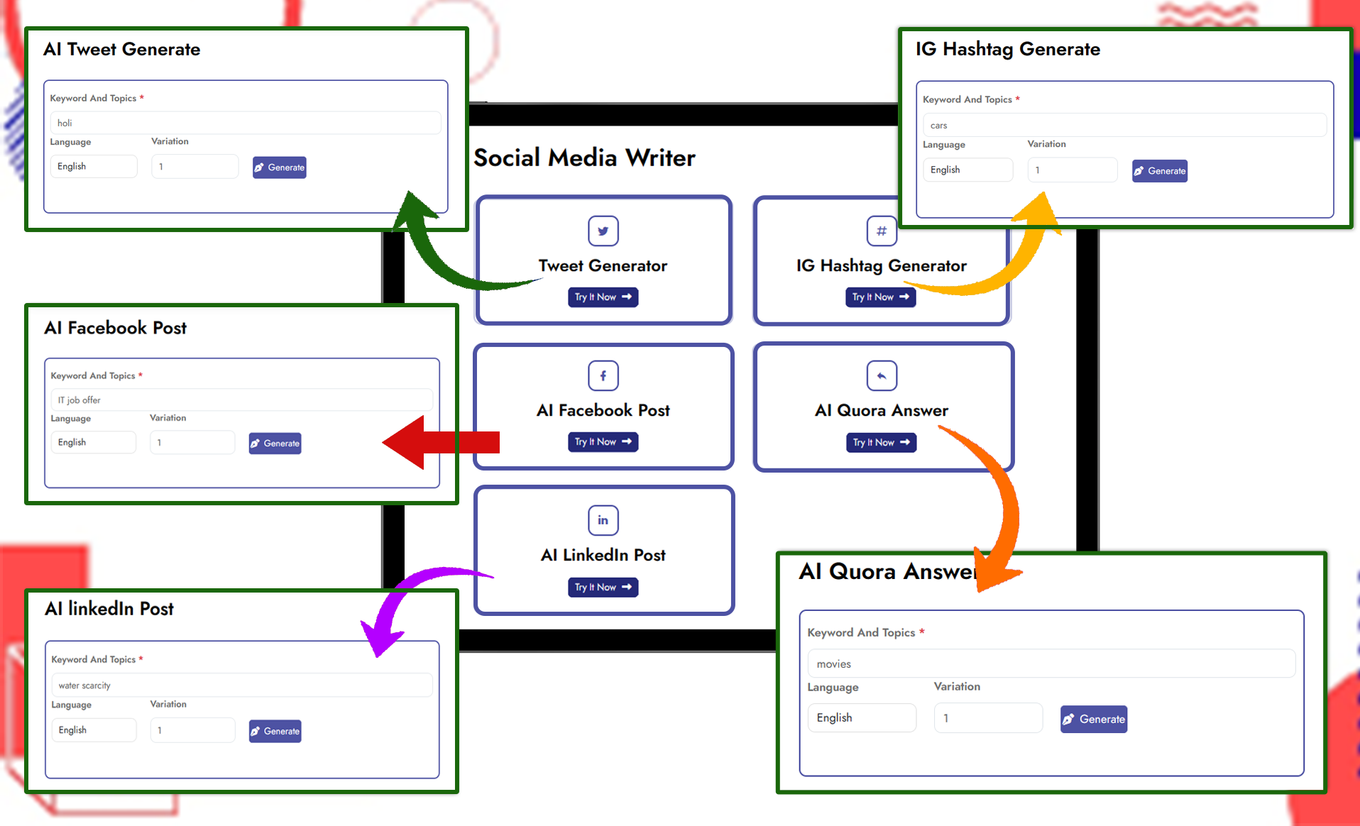 AI Social Media Writer